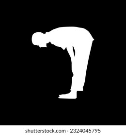 Ruku, Bowing down is an essential pillar of prayer, a part of prayers, the head is bowed and the knees are bowed with both hands, which is one of the essential parts of the prayers in Islam or Moslem.