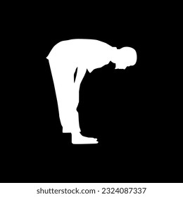 Ruku, Bowing down is an essential pillar of prayer, a part of prayers, the head is bowed and the knees are bowed with both hands, which is one of the essential parts of the prayers in Islam or Moslem.