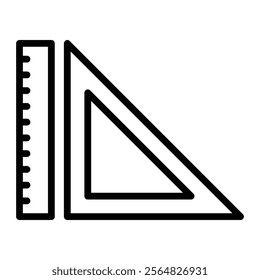 Rular Vector Line Icon Design