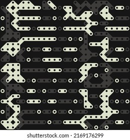 Rule 123 Neighbors 3 Elementary cellular automaton random seed sample implementation illustration