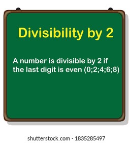 rule of divisibility by 2