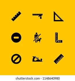 rule icon. 9 rule vectors with no entry, ruler, no pets and rule icons for web and mobile app