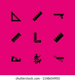 rule icon. 9 rule vectors with rule, no pets and ruler icons for web and mobile app