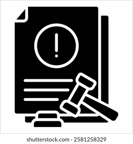 Rule Icon Element For Design