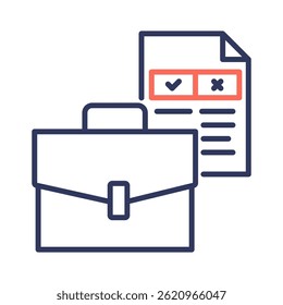 Rule Icon Element for Design