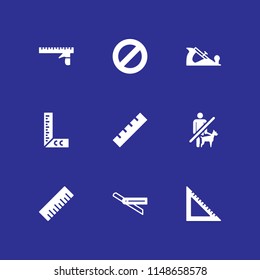 rule icon set. rule, no entry and no pets vector icon for graphic design and web