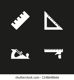 rule icon set. ruler and rule vector icon for graphic design and web