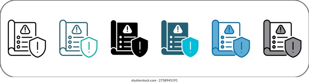 Rule Icon Single Pack Illustration