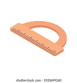 Regelschutz-Beschaffung isometrischer Icon Vektorgrafik-Design