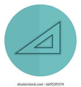 rule school isolated icon