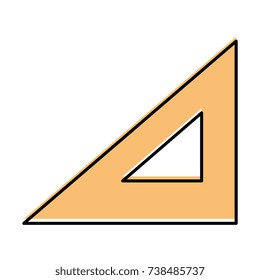 rule school isolated icon