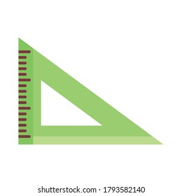 diseño de ilustración vectorial de estilo plano de la escuela de reglas