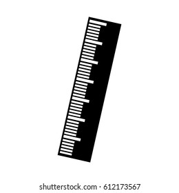 rule school supply icon vector illustration design