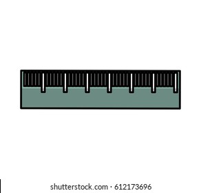 rule school supply icon vector illustration design