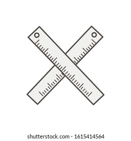 rule school supply isolated icon vector illustration design