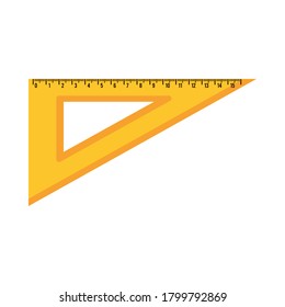 Regelschulversorgung einzeln auf Symbolen Vektorgrafik-Design