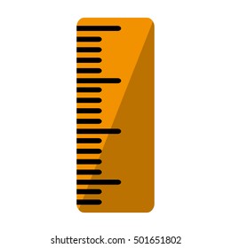 rule school supply isolated icon vector illustration design