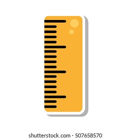 rule school supply isolated icon vector illustration design