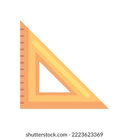 rule school supply triangle icon