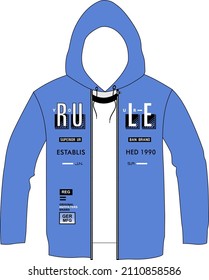 rule t shirt vector design