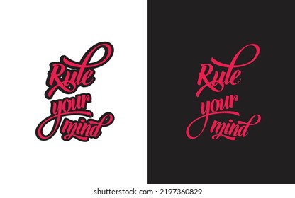 Regel für Ihren Geist | T-Shirt-Design