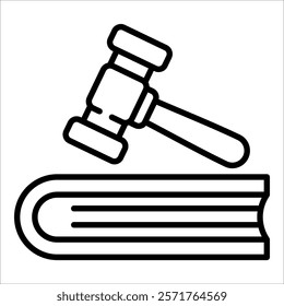 Rulebook Icon Element For Design