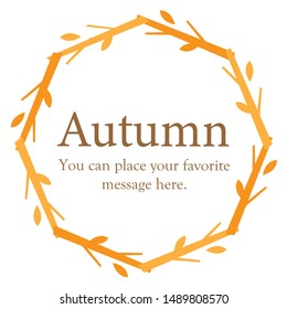 
Ruled line design inspired by Halloween and autumn. Illustration of vector data. Vector material fall material, fall sale campaign and event flyer. Ticket design. Can be used for catalogs,。