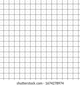Ruled paper with a squared geometric grid