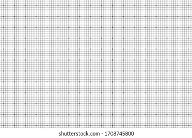 Ruled paper with a squared geometric grid