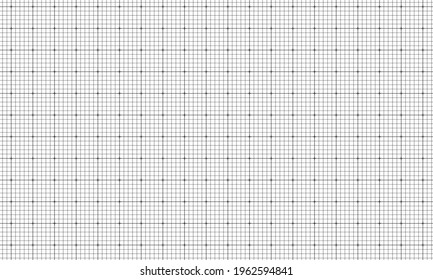 Ruled paper with a squared geometric grid