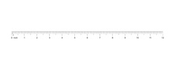 Ruler 12 Inch. 12-inch Grid With A Division To One Sixteenth. Measuring Tool. Ruler Graduation. Ruler Grid 12-inch. Size Indicator Units. Metric Inch Size Indicators. Vector EPS10