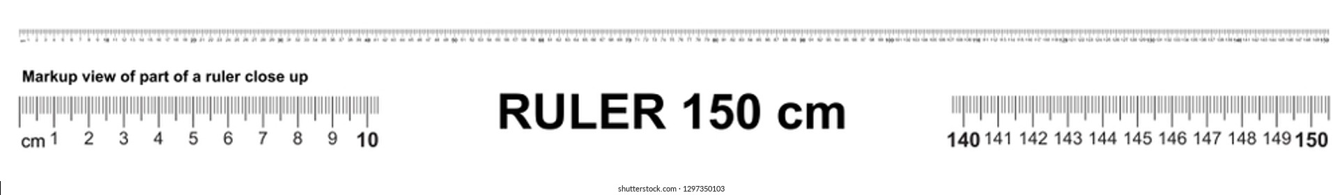 8 cm ruler