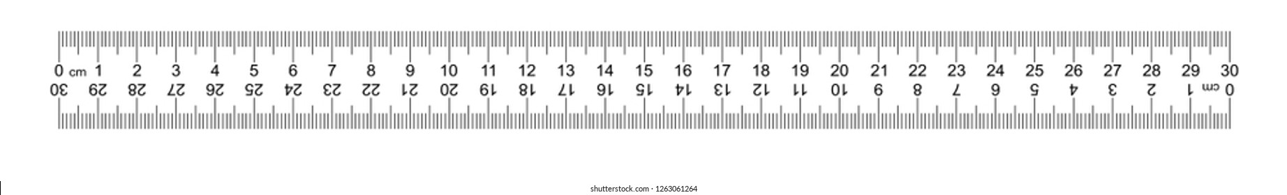 30cm ruler in inches
