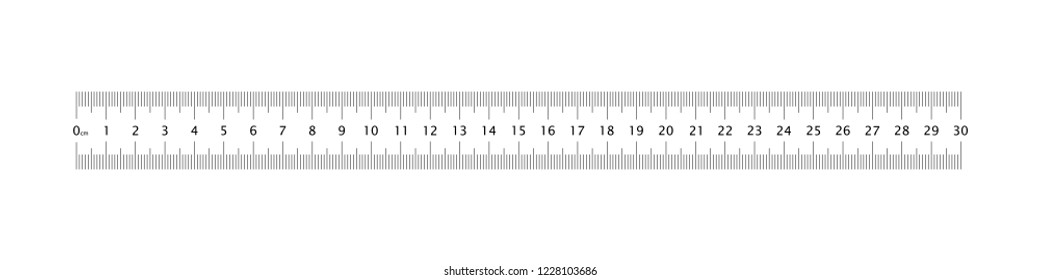 30 mm ruler