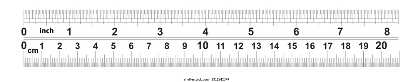 mm to inches ruler