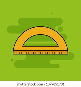 Ruler back to school picture icon - Vector
