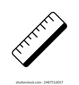 ruler cap icon with white background vector stock illustration