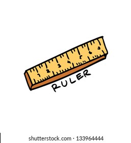 Ruler Cartoon Doodle