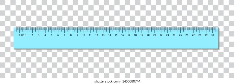 Ruler centimeter cm scale. Vector with centimeters measurement