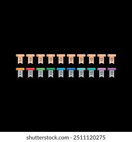 ruler and centimeter numbers from 5-50. 5-50 centimeters concept on black background