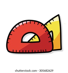 ruler color doodle