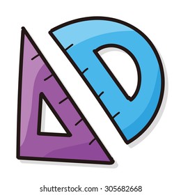 ruler color doodle