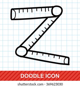 ruler color doodle