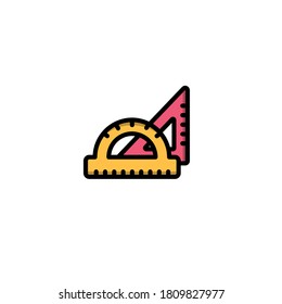 Regla - Diseño de iconos de color