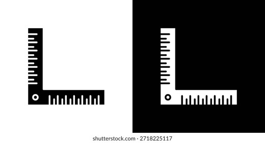 Ruler combined icons. Vector Template Illustration Symbol Pixels Perfect
