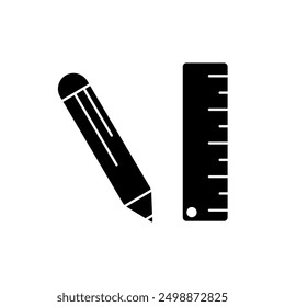 ruler concept line icon. Simple element illustration. ruler concept outline symbol design.