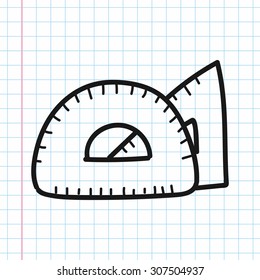 ruler doodle