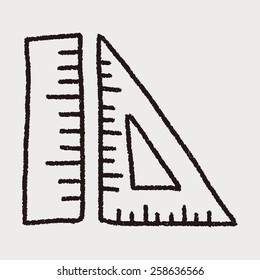 ruler doodle drawing