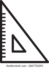 regla - icono de educación plantilla de diseño vectorial.eps