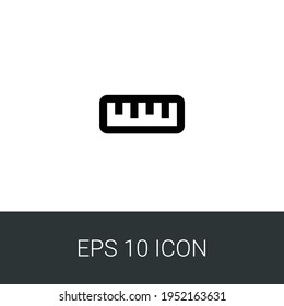 Ruler Eps 10 simple icon